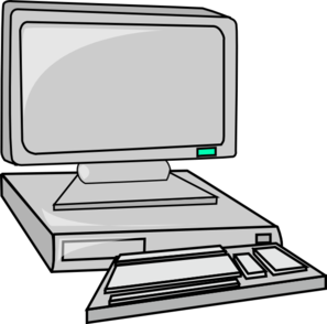 White Computer Clip Art